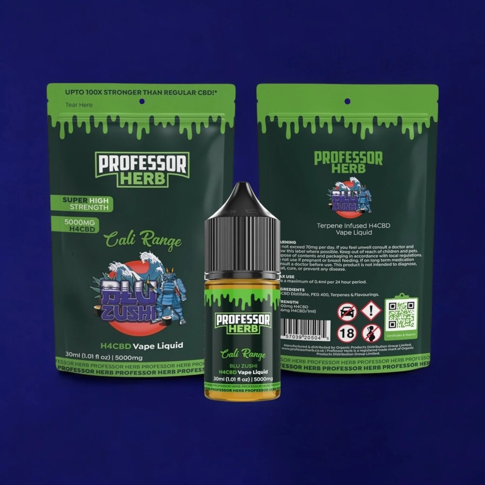 Professor Herb H4CBD Vape Liquid 5000mg 30ml - Image 2