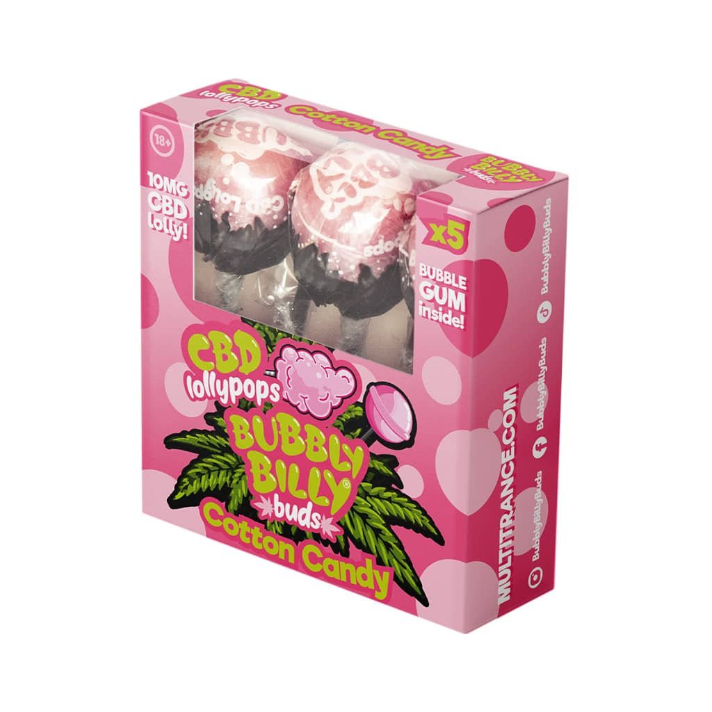 Multitrance Bubbly Billy Buds CBD Lollypops Box Of 5 - Image 7