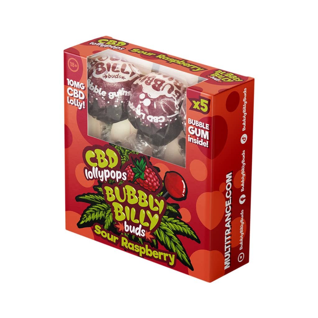 Multitrance Bubbly Billy Buds CBD Lollypops Box Of 5 - Image 5