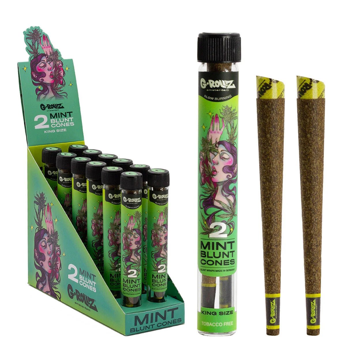 G-Rollz Cheech & Chong 2 Terpene Infused Hemp Blunts - Image 5
