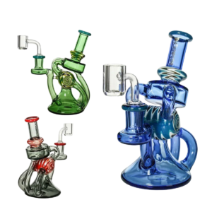 Phoenix Star 6.8" Recycler Dab Rig With Quartz Banger