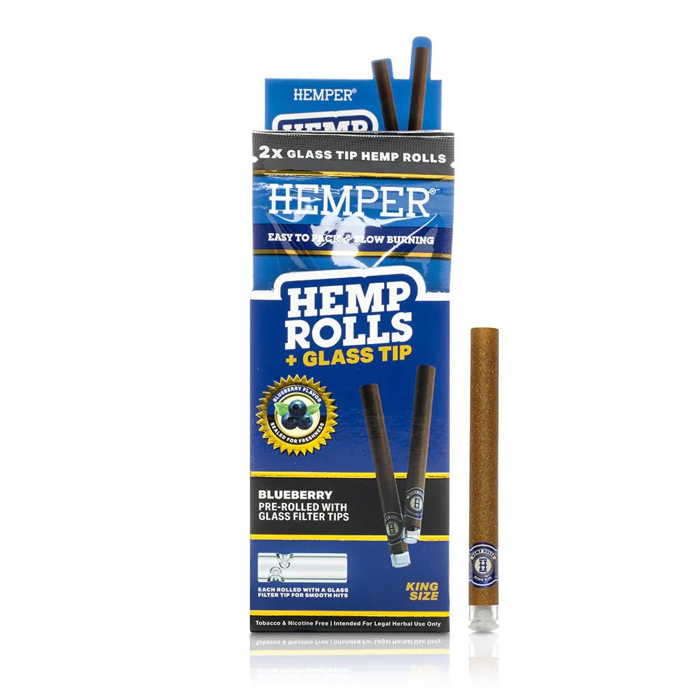 Hemper Hemp Rolls King Size + Glass Tip - Image 2