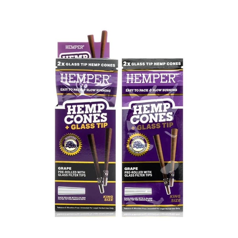 Hemper Hemp Rolls King Size + Glass Tip - Image 4