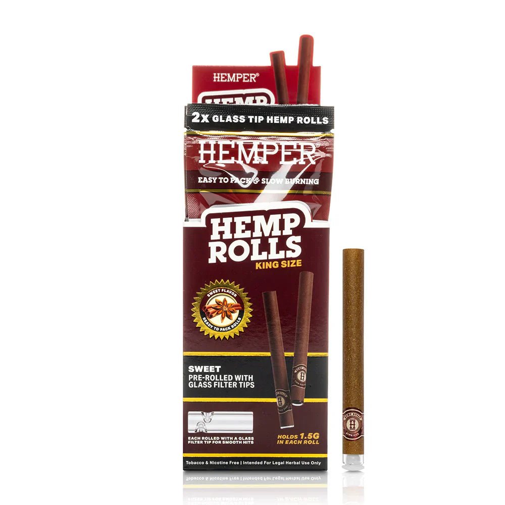 Hemper Hemp Rolls King Size + Glass Tip - Image 3