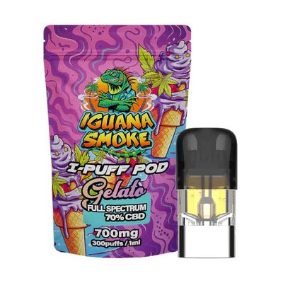 Iguana Smoke I-Puff Replacement Pod 1ml - Image 4