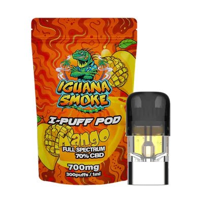 Iguana Smoke I-Puff Replacement Pod 1ml - Image 5
