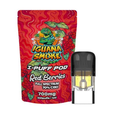 Iguana Smoke I-Puff Replacement Pod 1ml - Image 2