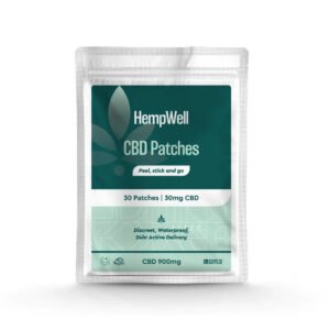 HempWell Menopause CBD Infused Patches 900mg (30 x 30mg)