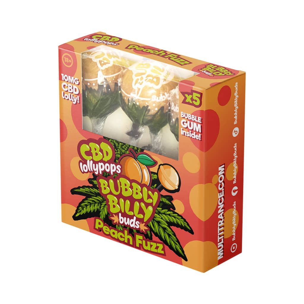 Multitrance Bubbly Billy Buds CBD Lollypops Box Of 5 - Image 3