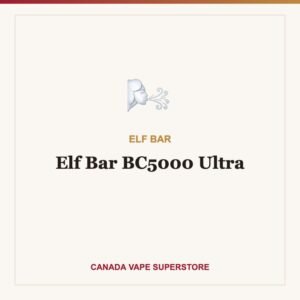 Elf Bar BC5000 Ultra Disposable Vape Canada