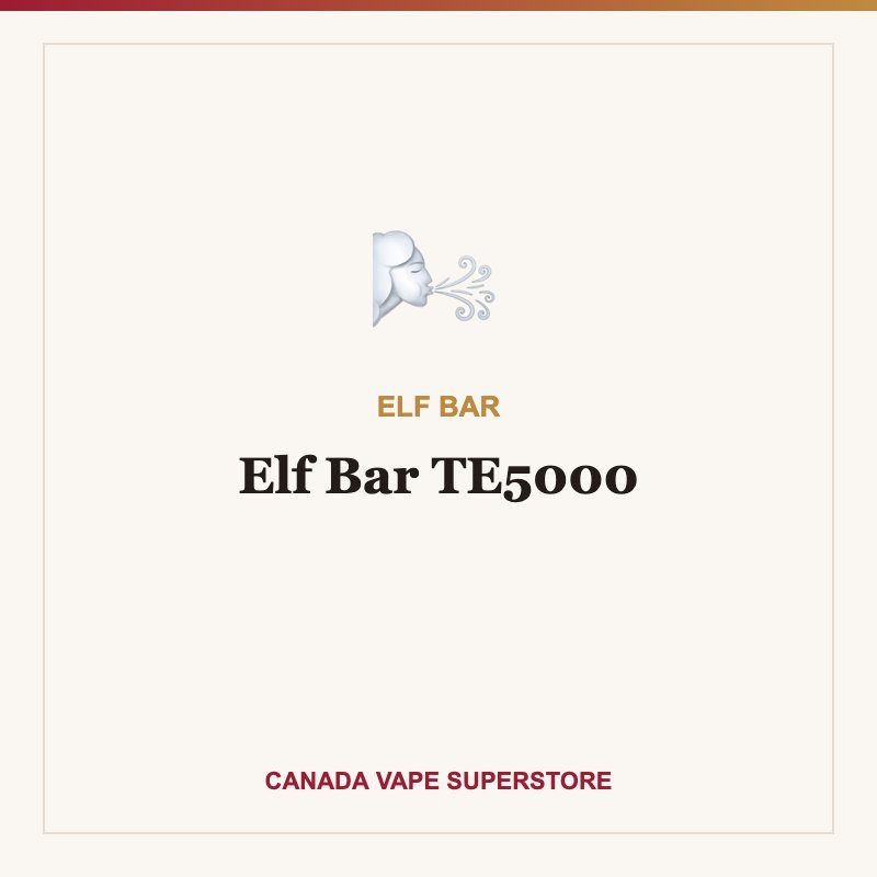 Elf Bar TE5000 Disposable Vape