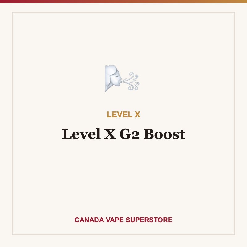 Level X G2 Boost Disposable Vape