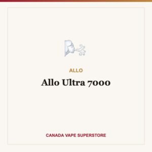 Allo Ultra 7000 Disposable Vape Canada
