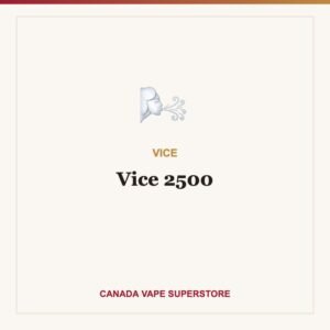 Vice 2500 Disposable Vape Canada