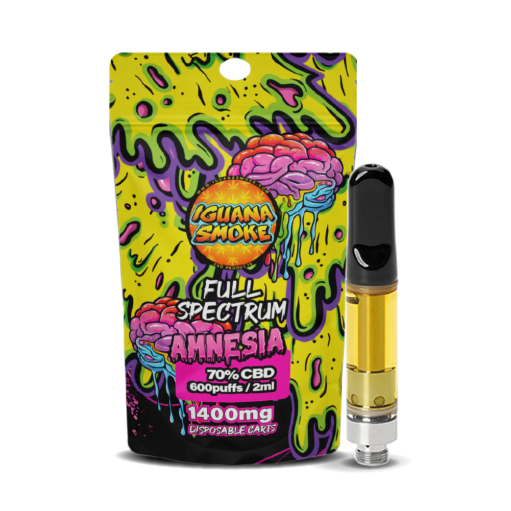 Iguana Smoke 510 CBD Vape Cartridges 2ml 1400mg - Image 3