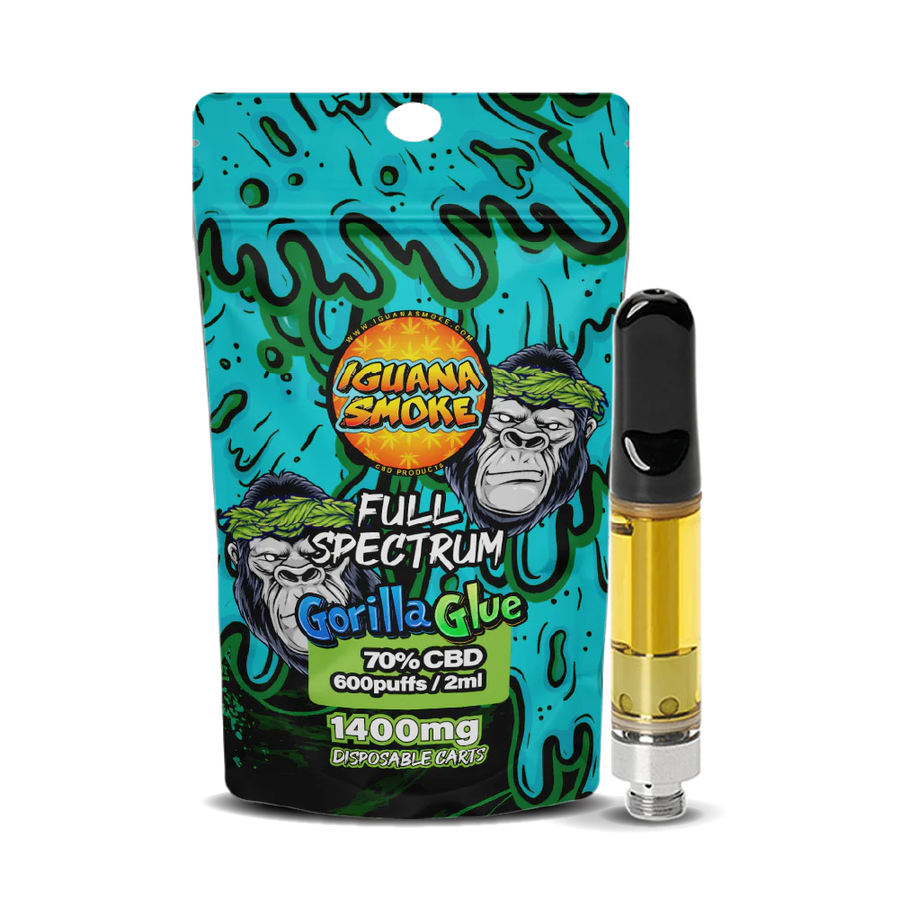 Iguana Smoke 510 CBD Vape Cartridges 2ml 1400mg - Image 5