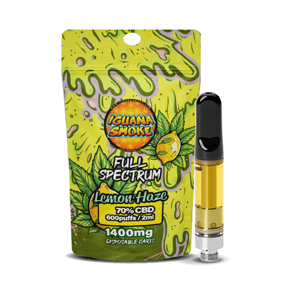Iguana Smoke 510 CBD Vape Cartridges 2ml 1400mg