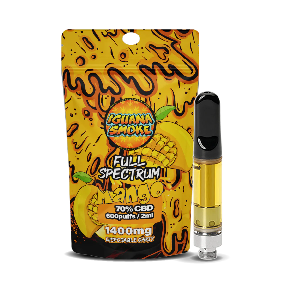 Iguana Smoke 510 CBD Vape Cartridges 2ml 1400mg - Image 4