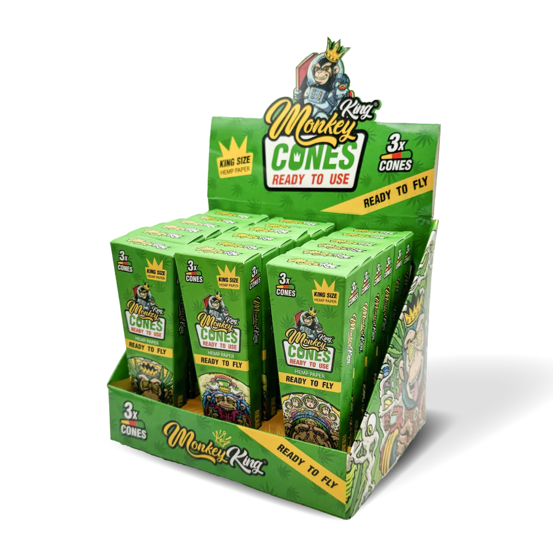 Monkey King Pre-Rolled Cones 3 Pack - Image 3