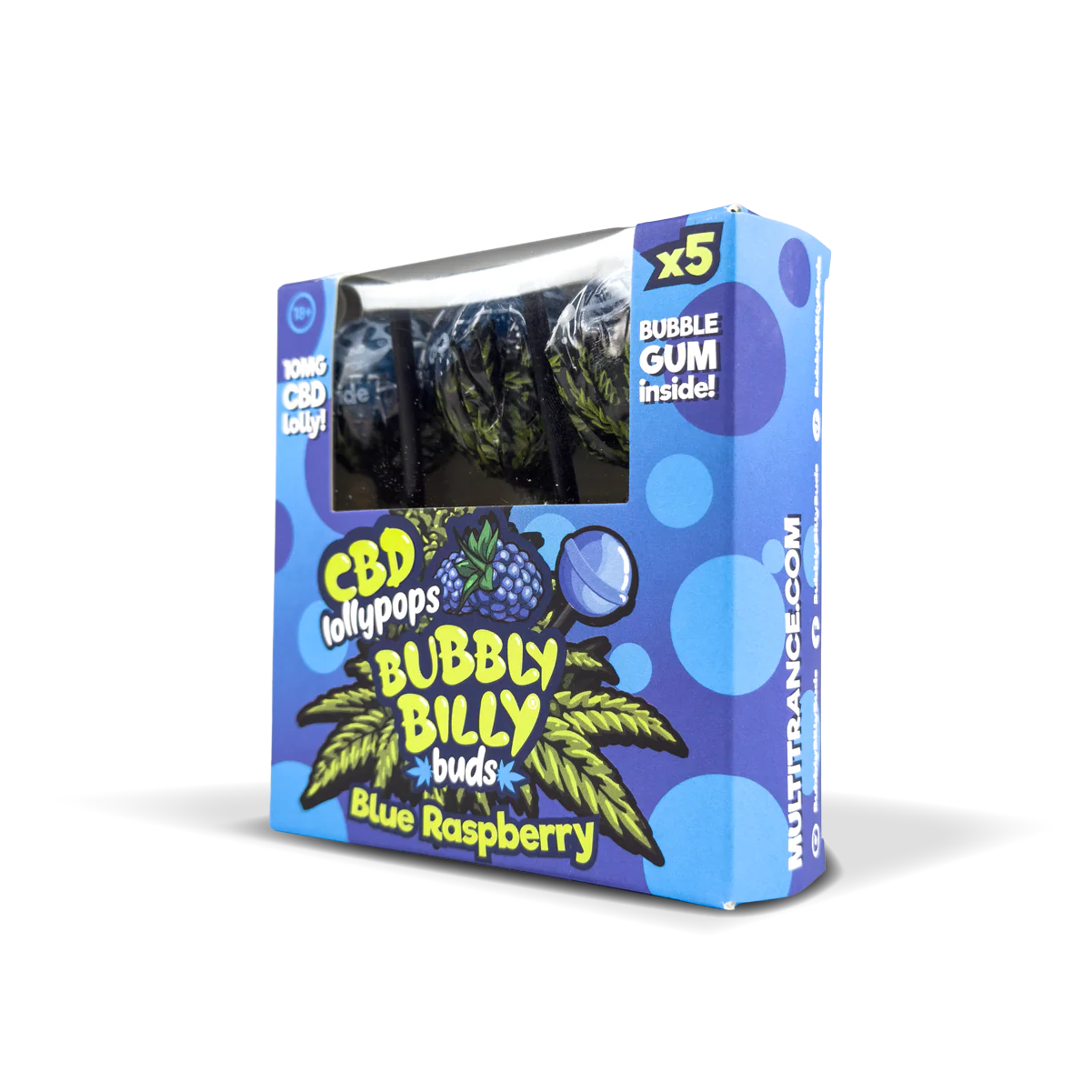 Multitrance Bubbly Billy Buds CBD Lollypops Box Of 5 - Image 2